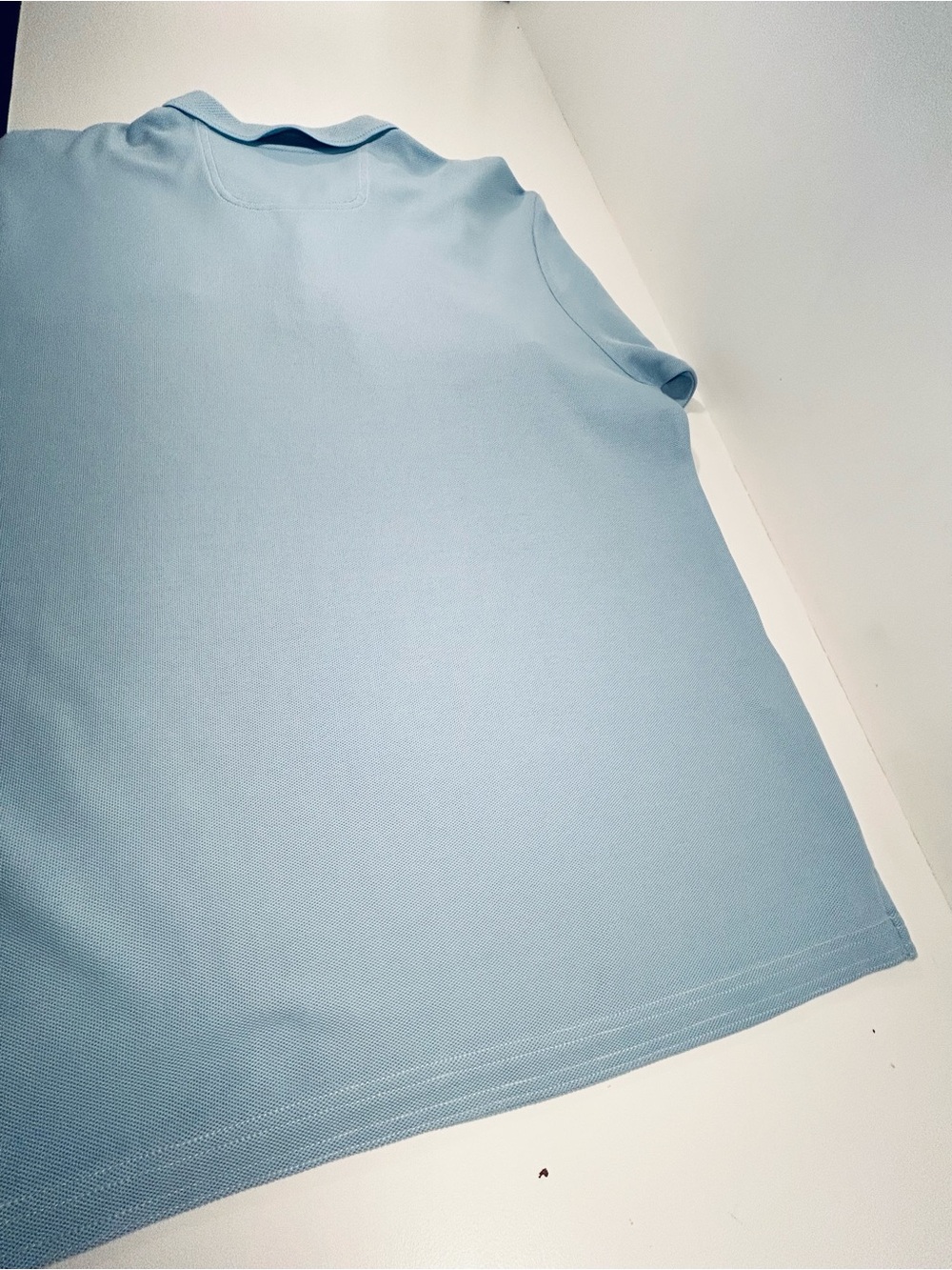 Tommy Bahama Polo Shirt Large Blue Supima Cotton Short Sleeve Classic Fit - Picture 12 of 12